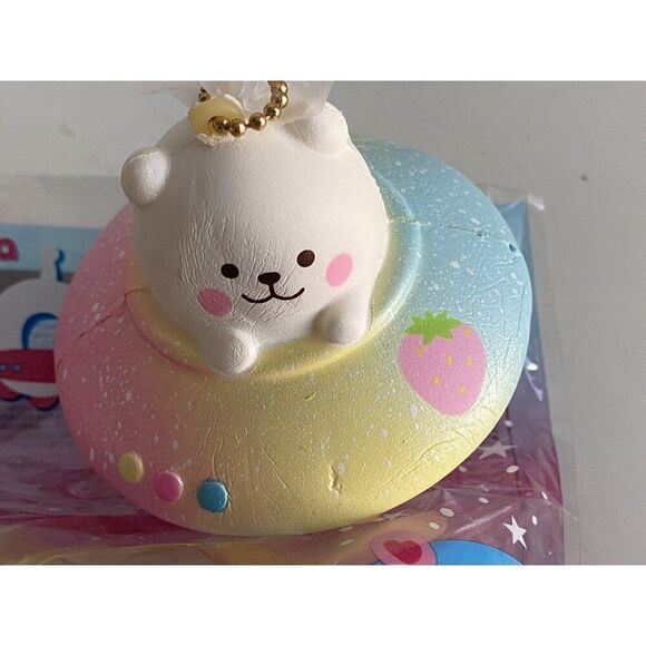 IBloom Marshmallow Bear Fuwa Fuwa UFO Marmo Rainbow Mini Soft Scented - Picture 7 of 12